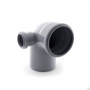 Отвод 110х90 с выходом 50 (левый) Политэк