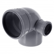 Отвод 110х90 с выходом 50 (правый) Политэк