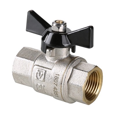 Кран шаровый "Perfect" ⌀ 1/2-1" внутренняя/внутренняя бабочка Кран шаровый "Perfect" ⌀ 1/2-1" внутренняя/внутренняя бабочка