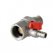 Сгон-отсекатель с дренажным краном ø 1"