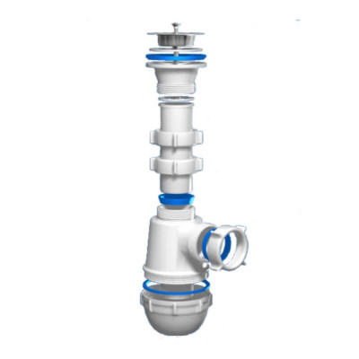 Сифон для мойки вып. 1 12х40 АНИ Грот А0100 Сифон для мойки вып. 1 12х40 АНИ Грот А0100