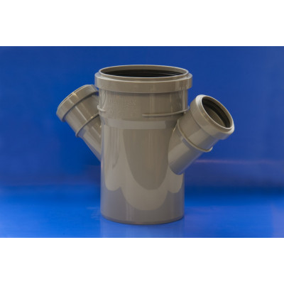 Крестовины полипропиленовые ø 50 - 110 под 45˚ одноплоскостные "Политэк" Крестовины полипропиленовые ø 50 - 110 под 45˚ одноплоскостные "Политэк"