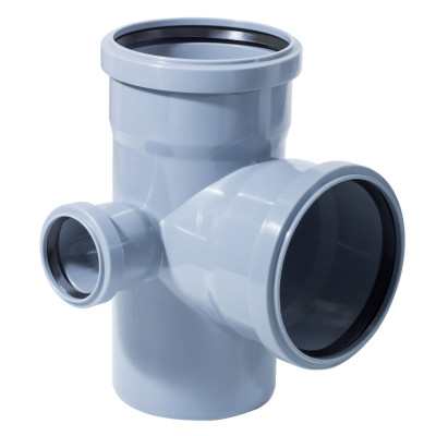 Крестовины полипропиленовые ø 50 - 110/90˚ двухплоскостные "Политэк" Крестовины полипропиленовые ø 50 - 110/90˚ двухплоскостные "Политэк"