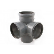 Крестовины полипропиленовые ø 50 - 110/90˚ двухплоскостные "Политэк"