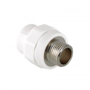 Соединитель PPR с переходом на наружную резьбу диаметры от 20 до 32