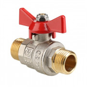 Кран шаровый "VALTEC" BASE ⌀ 1/2-1" наружная/наружная бабочка