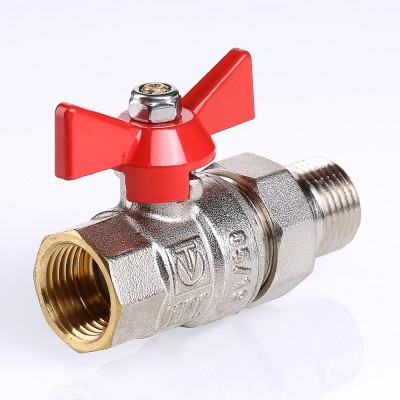 Кран шаровый "VALTEC" BASE с полусгоном ⌀ 1/2-1¼" внутренняя/наружная Кран шаровый "VALTEC" BASE с полусгоном ⌀ 1/2-1¼" внутренняя/наружная