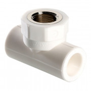 Тройник с переходом на внутреннюю резьбу все диаметры