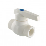 Кран полипропиленовый шаровой с латунной обоймой ⌀ 20-32