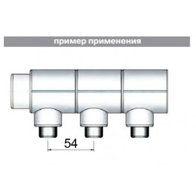 Тройник полипропиленовый для подключения коллекторных соединителей все диаметры Тройник полипропиленовый для подключения коллекторных соединителей все диаметры