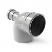 Отвод 110х90 с выходом 50 (фронтальный) Политэк